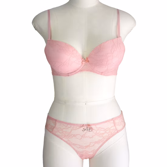 Ensembles de sous-vêtements de vente directe d'usine Soutien-gorge en dentelle pour femmes avec bikini